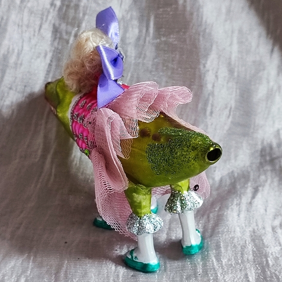 BestPysanky Lady Alligator Crocodile Mercury Glass Vintage Christmas Ornament - Picture 6 of 7